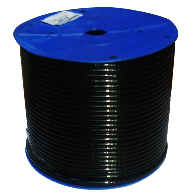 NYLON PRESSURE TUBING 3/8 BLACK DOUBLE LAYER