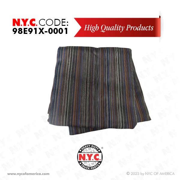 98E91X-0001 TARP MESH, 7FT X 18FT, MULTI COLOR PVC COATED POLYSTER MESH FABRIC