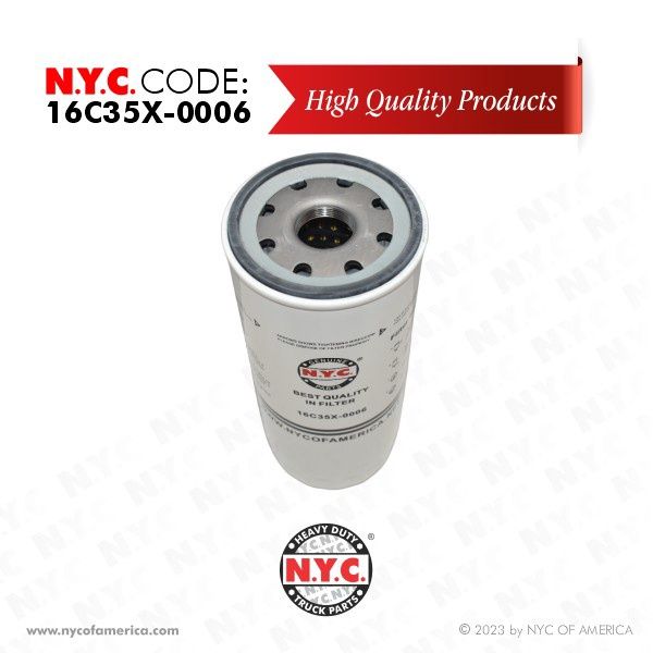 16C35X-0006  FILTER SECONDARY FUEL