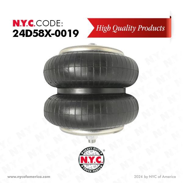 AIR SPRING DOUBLE CONVOLUTED