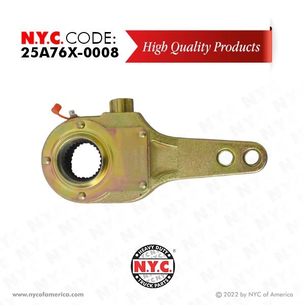 SLACK ADJUSTER MANUAL, 1-1/2in , 28 TEETH, 6 1/2in - 5 1/2in ARM