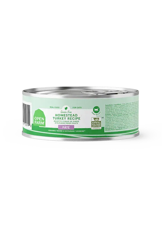 OPEN FARM HOMESTEAD TURKEY PATE FOR CATS 2.8OZ