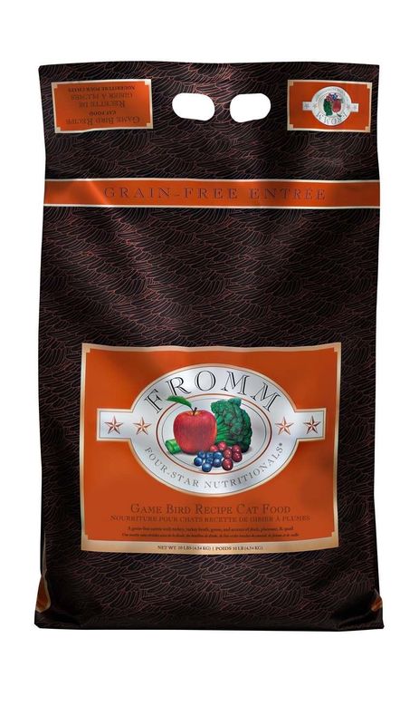 FROMM FOUR STAR GAME BIRD RECIPE CAT FOOD 10LBS