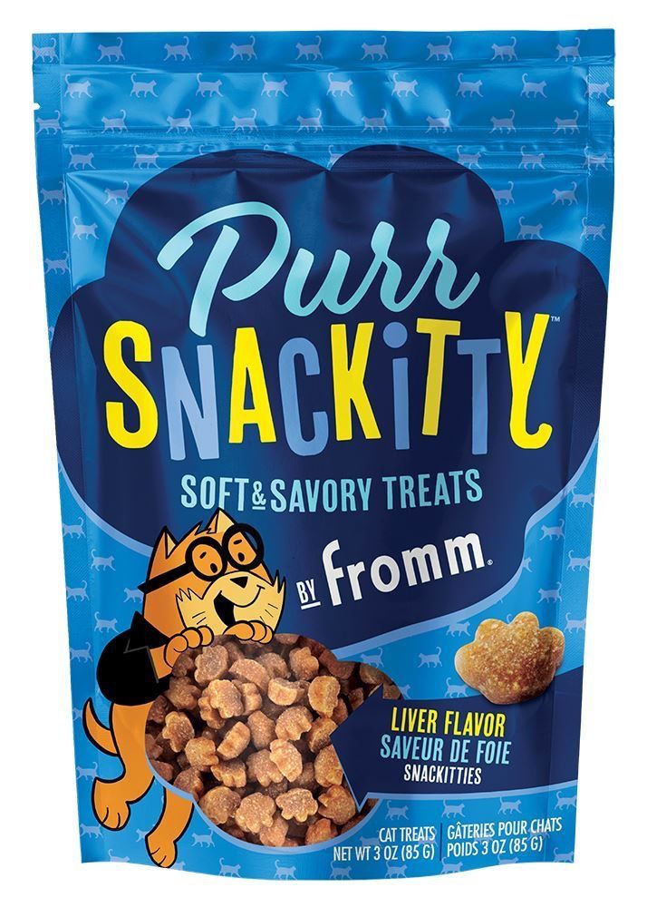 FROMM PURRSNACKITTY SOFT &amp; SAVORY LIVER FLAVOR CAT TREATS 3OZ