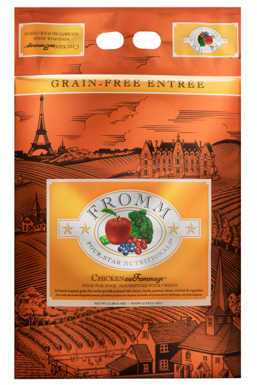 FROMM FOUR STAR CHICKEN AU FROMMAGE RECIPE DOG FOOD 12LBS