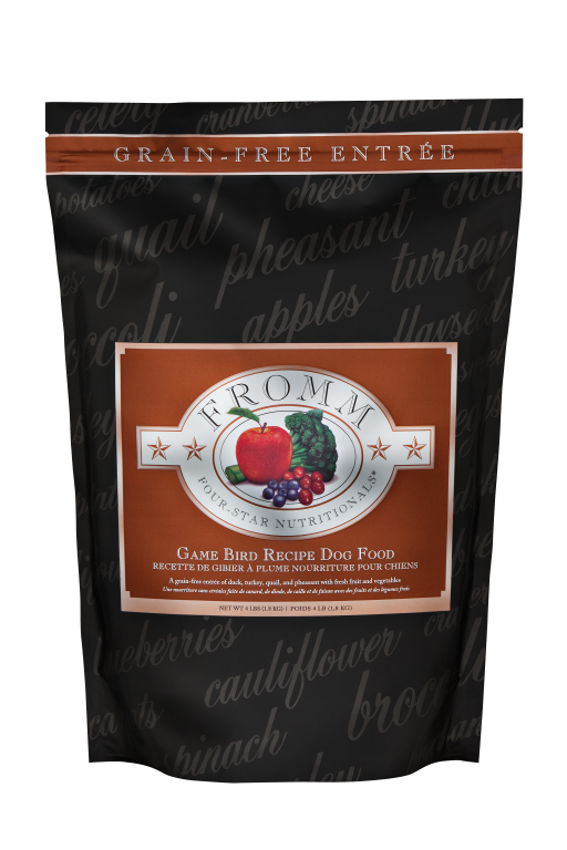 FROMM FOUR STAR GAME BIRD RECIPE DOG FOOD 26LBS