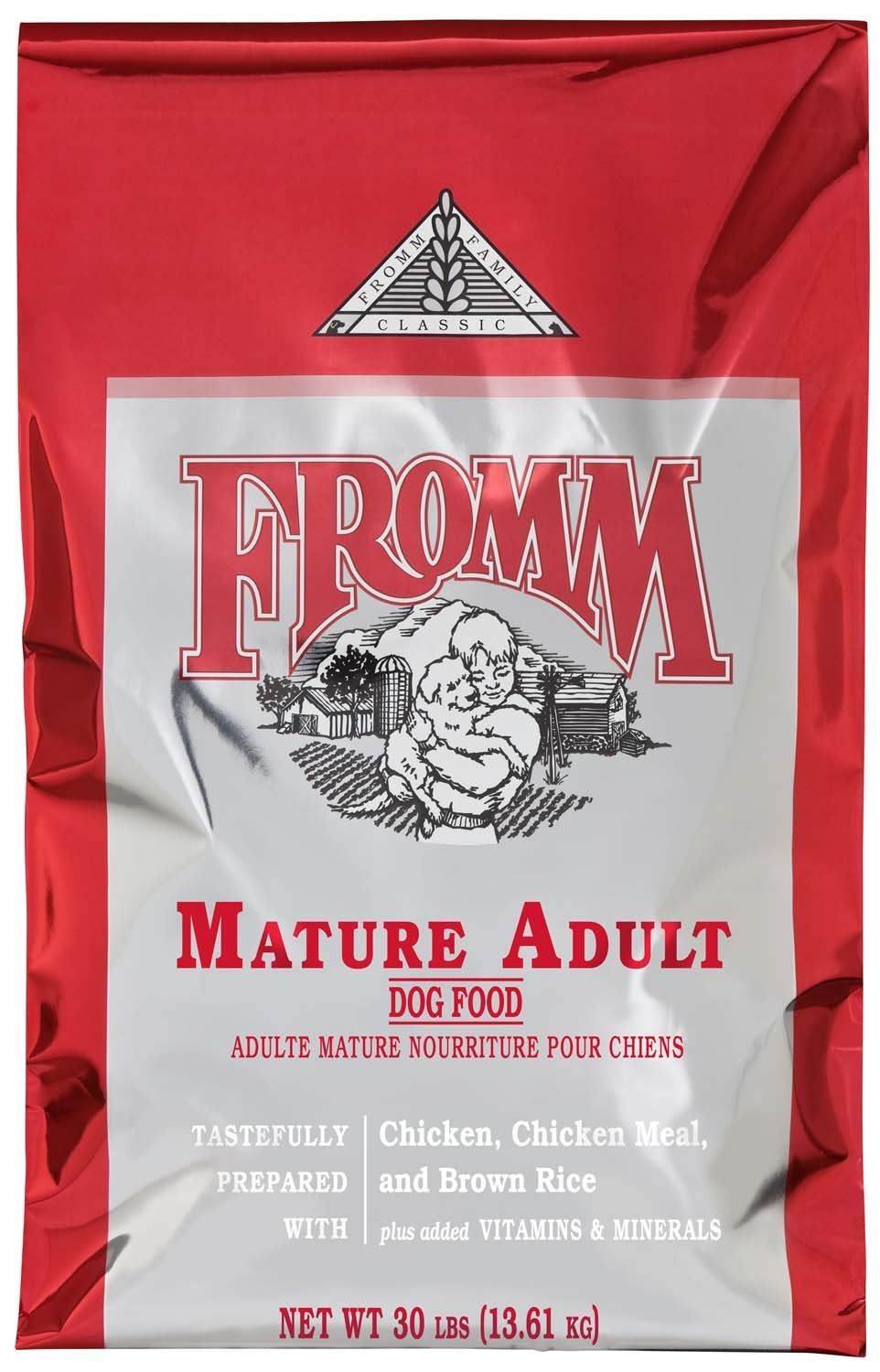 FROMM CLASSIC MATURE ADULT DOG FOOD 30LBS