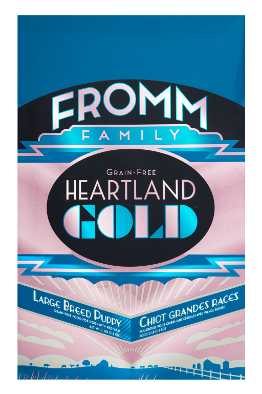 *FROMM HEARTLAND GOLD LARGE BREED PUPPY DOG FOOD 26LBS