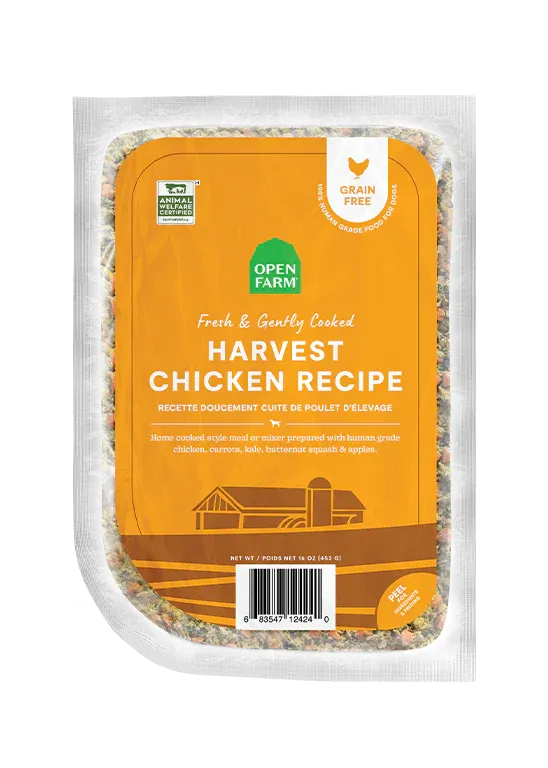 OPEN FARM HARVEST CHICKEN GENTLY COOKED RECIPE DOG FOOD 16OZ