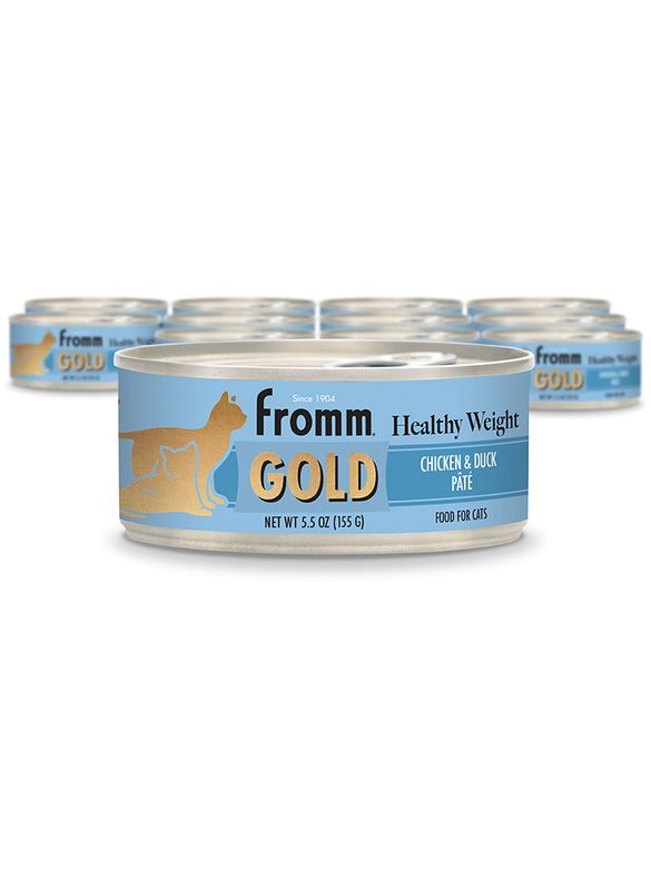 FROMM FOUR STAR CHICKEN, DUCK, &amp; SALMON PATE CAT FOOD CASE OF 12/5.5OZ