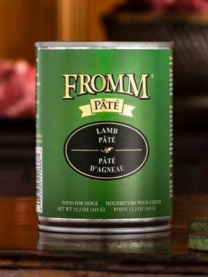 FROMM GOLD LAMB PATE DOG FOOD CASE OF 12/12.2OZ