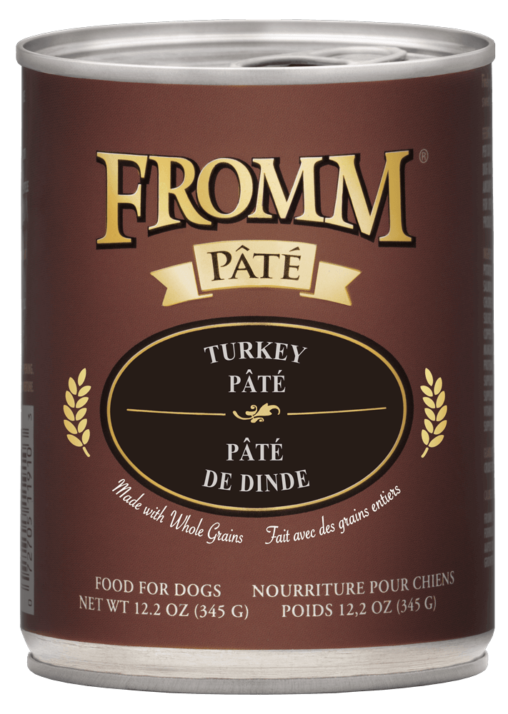 *FROMM GOLD TURKEY PATE DOG FOOD 12.2 OZ