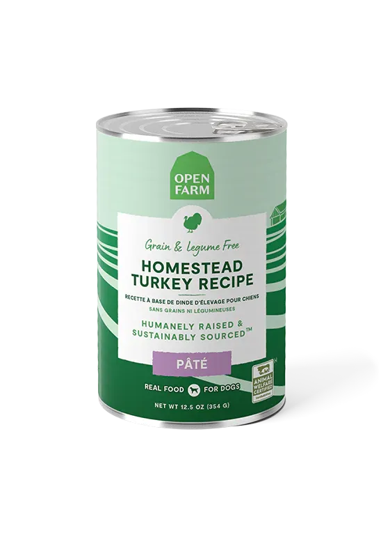 OPEN FARM HOMESTEAD TURKEY PATE FOR DOGS 12.5OZ
