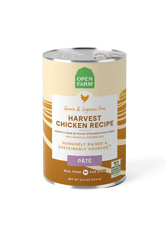 OPEN FARM HARVEST CHICKEN PATE FOR DOGS 12.5OZ