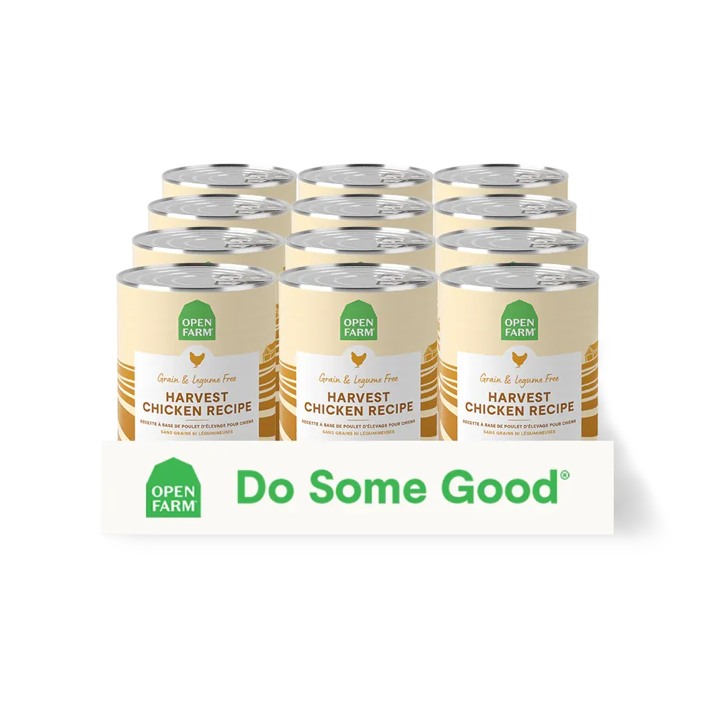 OPEN FARM HARVEST CHICKEN PATE FOR DOGS CASE/12.5OZ