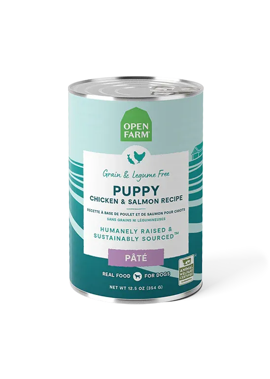 OPPEN FARM PUPPY CHICKEN &amp; SALMON PATE 12.5OZ