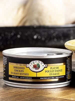 FROMM FOUR STAR SHREDDED CHICKEN IN GRAVY ENTREE FOOD FOR CATS 5.5OZ