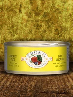 *FROMM FOUR STAR CHICKEN PATE FOOD FOR CATS 5.5OZ