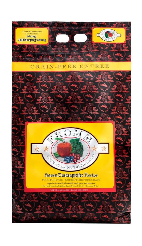 FROMM FOUR STAR HASEN DUCKENPFEFFER RECIPE CAT FOOD 10LBS