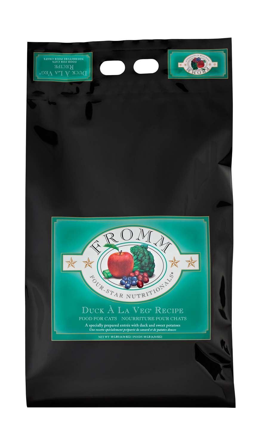 FROMM FOUR STAR DUCK A LA VEG RECIPE CAT FOOD 10LBS