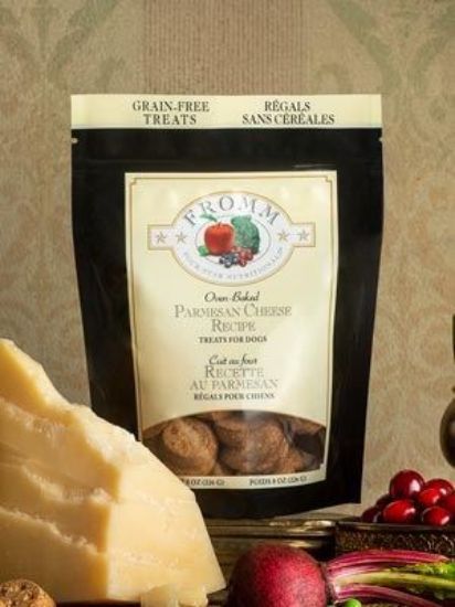 FROMM FOUR STAR PARMESAN CHEESE RECIPE TREATS FOR DOGS 8OZ