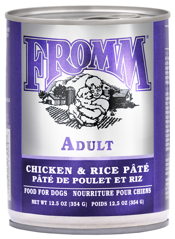 FROMM CLASSIC ADULT CHICKEN &amp; RICE PATE DOG FOOD 12.5OZ