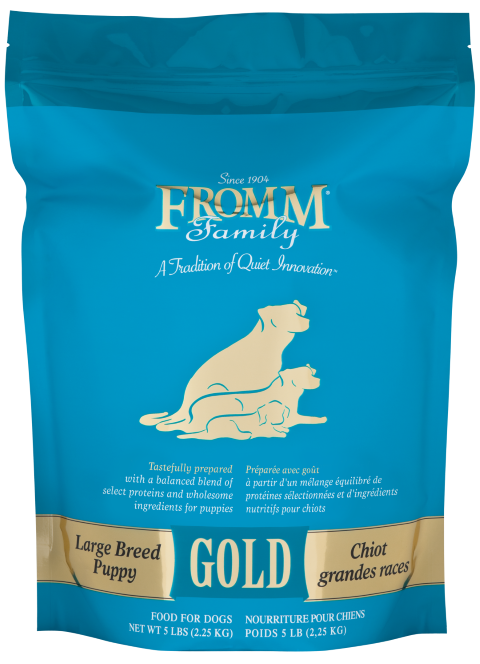 FROMM GOLD LARGE BREED PUPPY DOG FOOD 5LBS