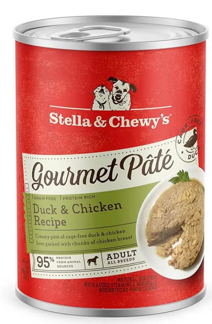 *STELLA &amp; CHEWYS GOURMET PATE DUCK &amp; CHICKEN RECIPE DOG FOOD 12.5OZ