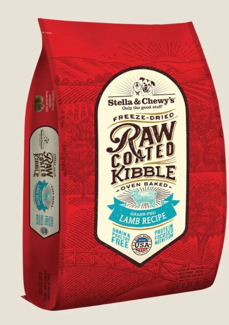 STELLA &amp; CHEWYS RAW COATED LAMB RECIPE DOG FOOD 3.5LBS