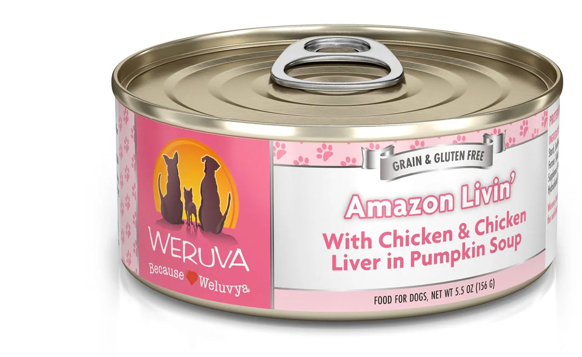 WERUVA AMAZON LIVIN DOG FOOD CASE OF 24/5.5OZ