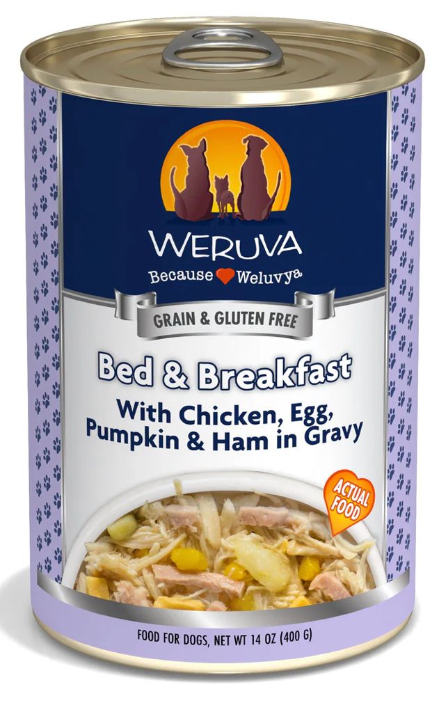 WERUVA BED &amp; BREAKFAST DOG FOOD CASE OF 12/14OZ