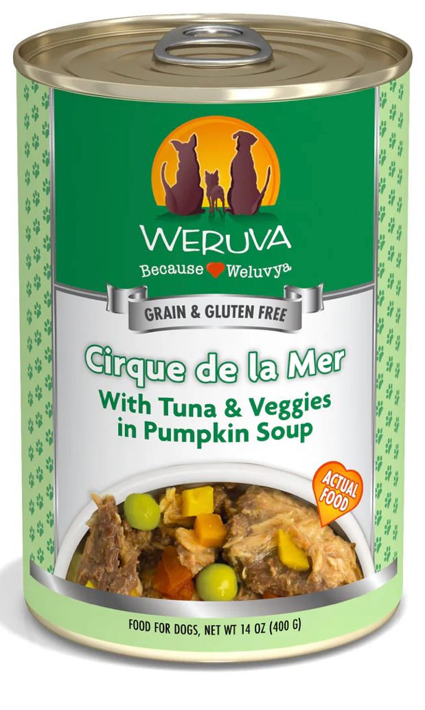 WERUVA CIRQUE DE LA MER DOG FOOD CASE OF 12/14OZ