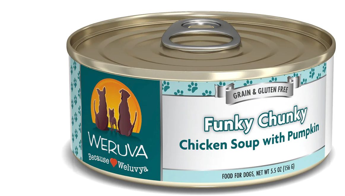 WERUVA FUNKY CHUNKY DOG FOOD CASE OF 24/5.5OZ