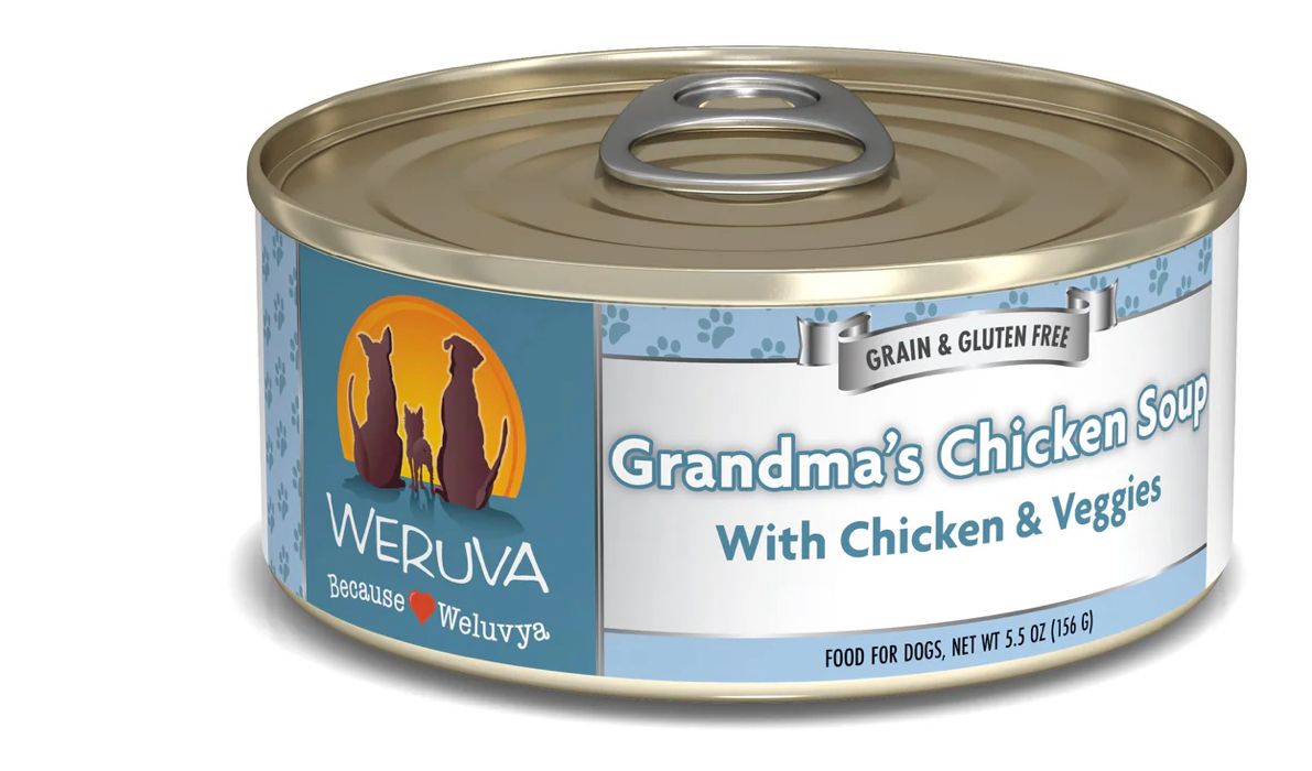 *WERUVA GRANDMAS CHICKEN SOUP DOG FOOD 5.5OZ