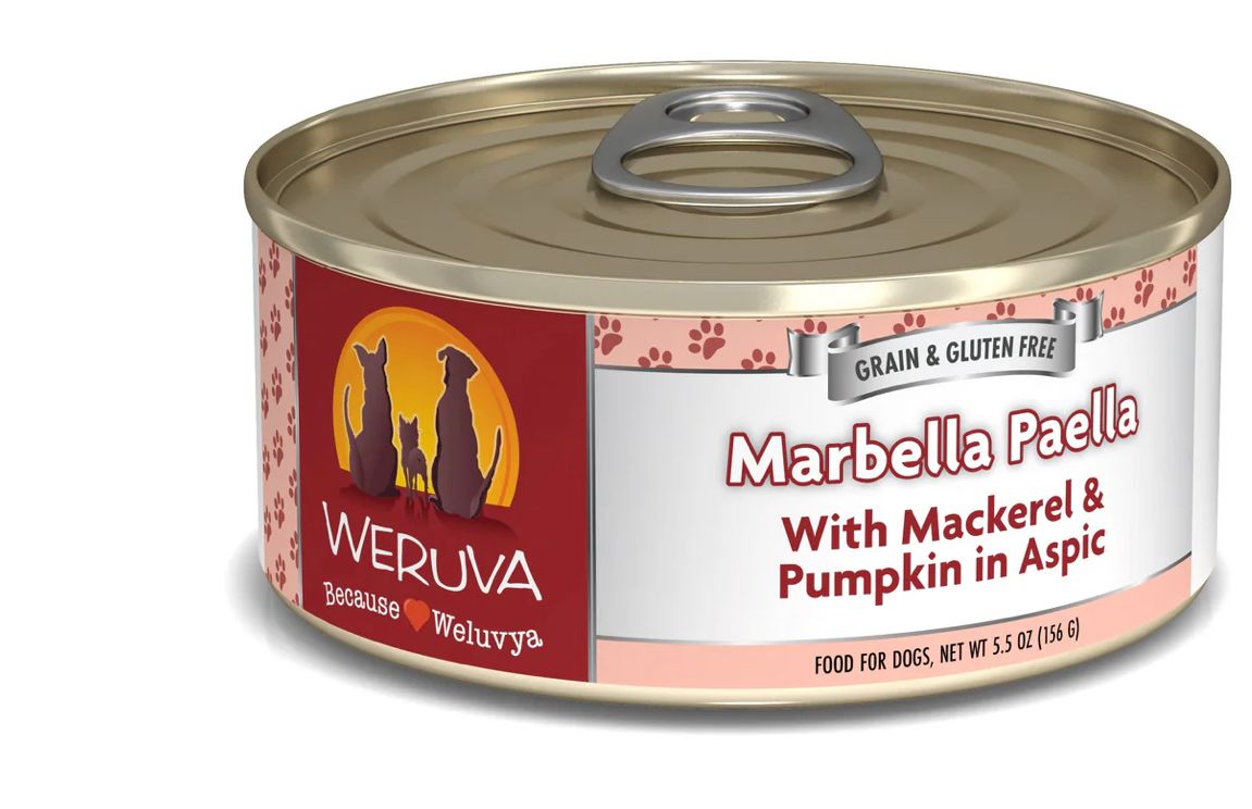 *WERUVA MARBELLA PAELLA DOG FOOD 5.5OZ