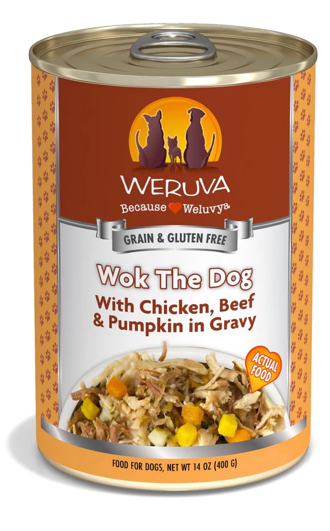 *WERUVA WOK THE DOG DOG FOOD 14OZ