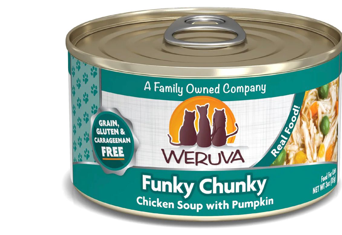 *WERUVA FUNKY CHUNKY CAT FOOD 3OZ