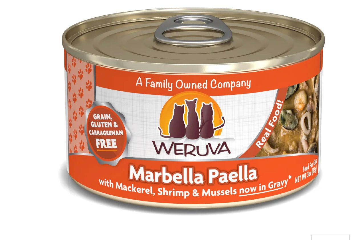 *WERUVA MARBELLA PAELLA CAT FOOD 3OZ