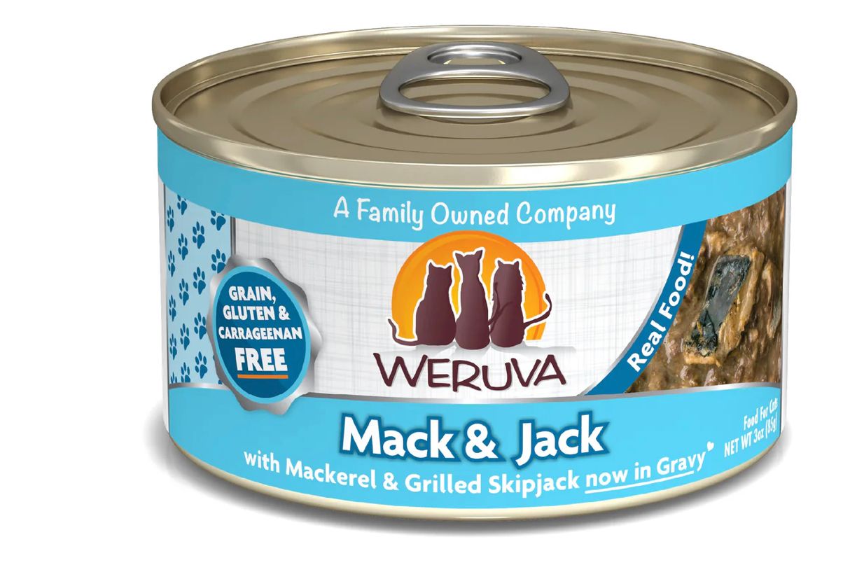 WERUVA MACK &amp; JACK CAT FOOD CASE OF 24/3OZ