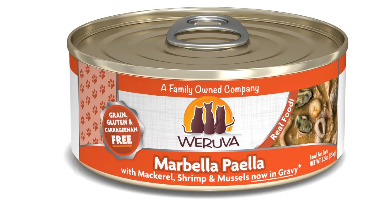 WERUVA MARBELLA PAELLA CAT FOOD CASE OF 24/5.5OZ