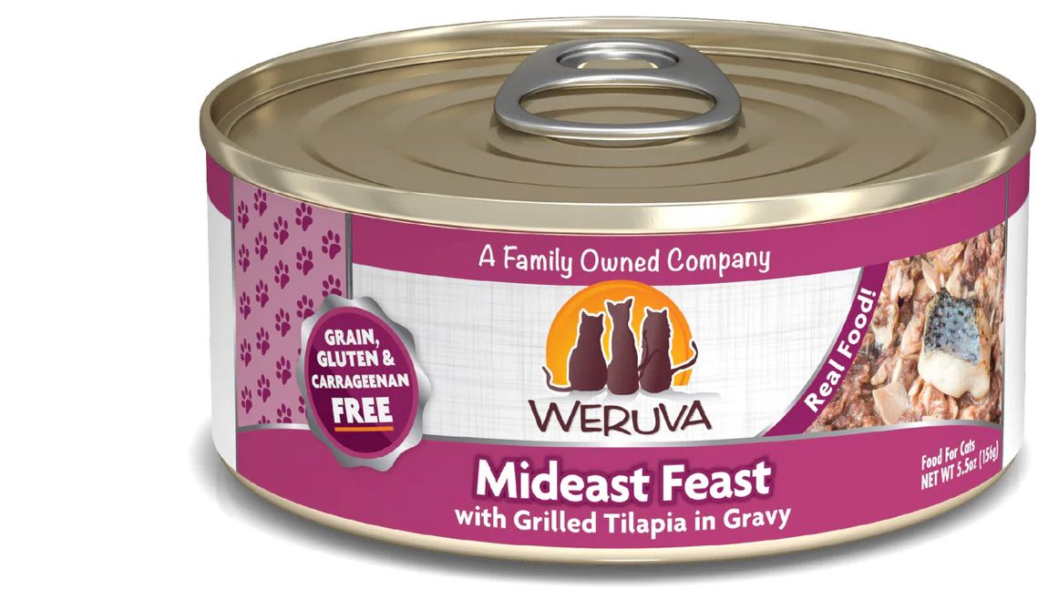 WERUVA MIDEAST FEAST CAT FOOD CASE OF 24/5.5OZ