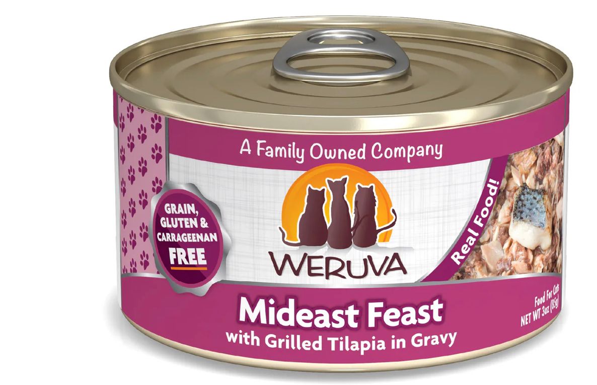 WERUVA MIDEAST FEAST CAT FOOD CASE OF 24/3OZ