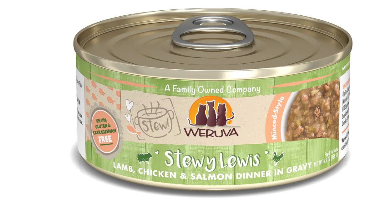 WERUVA  STEWY LEWIS CAT FOOD 5.5OZ