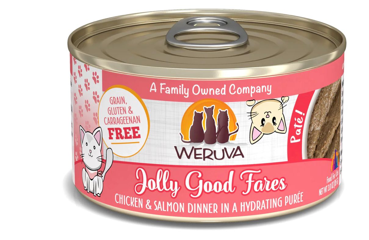 *WERUVA JOLLY GOOD FARES CAT FOOD 3OZ