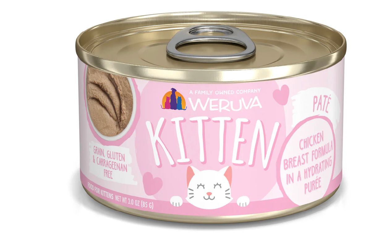 *WERUVA KITTEN CHICKEN BREAST FORMULA PUREE CAT FOOD 3OZ