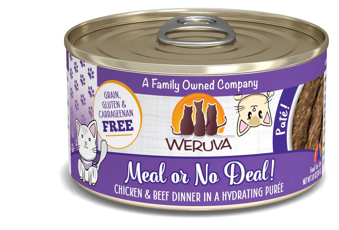 *WERUVA MEAL OR NO DEAL CAT FOOD 3OZ