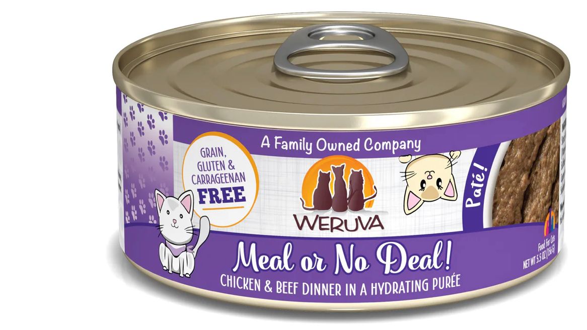 *WERUVA MEAL OR NO DEAL CAT FOOD 5.5OZ