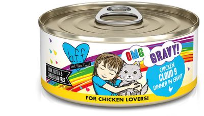 WERUVA  BFF OMG GRAVY CHICKEN CLOUD 9 CAT FOOD 5.5OZ