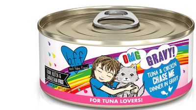 WERUVA BFF OMG CHASE ME TUNA &amp; CHICKEN DINNER CAT FOOD 5.5OZ