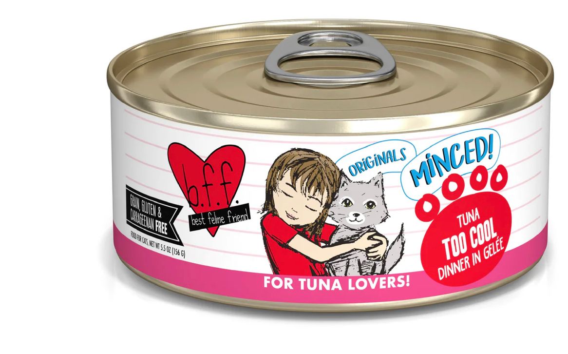 *WERUVA BFF TOO COOL TUNA DINNER CAT FOOD 5.5OZ